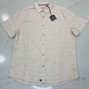 The Normal Brand NEW Large Freshwater Button Up Shirt Ysabel Nep Short Sleeve